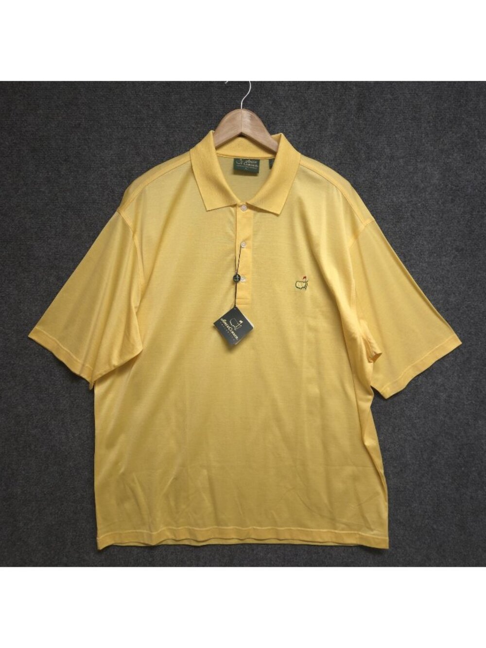 Amen Corner Polo Mens XL Sateen 60s Two-Ply Double Mercerized Masters Golf Polo